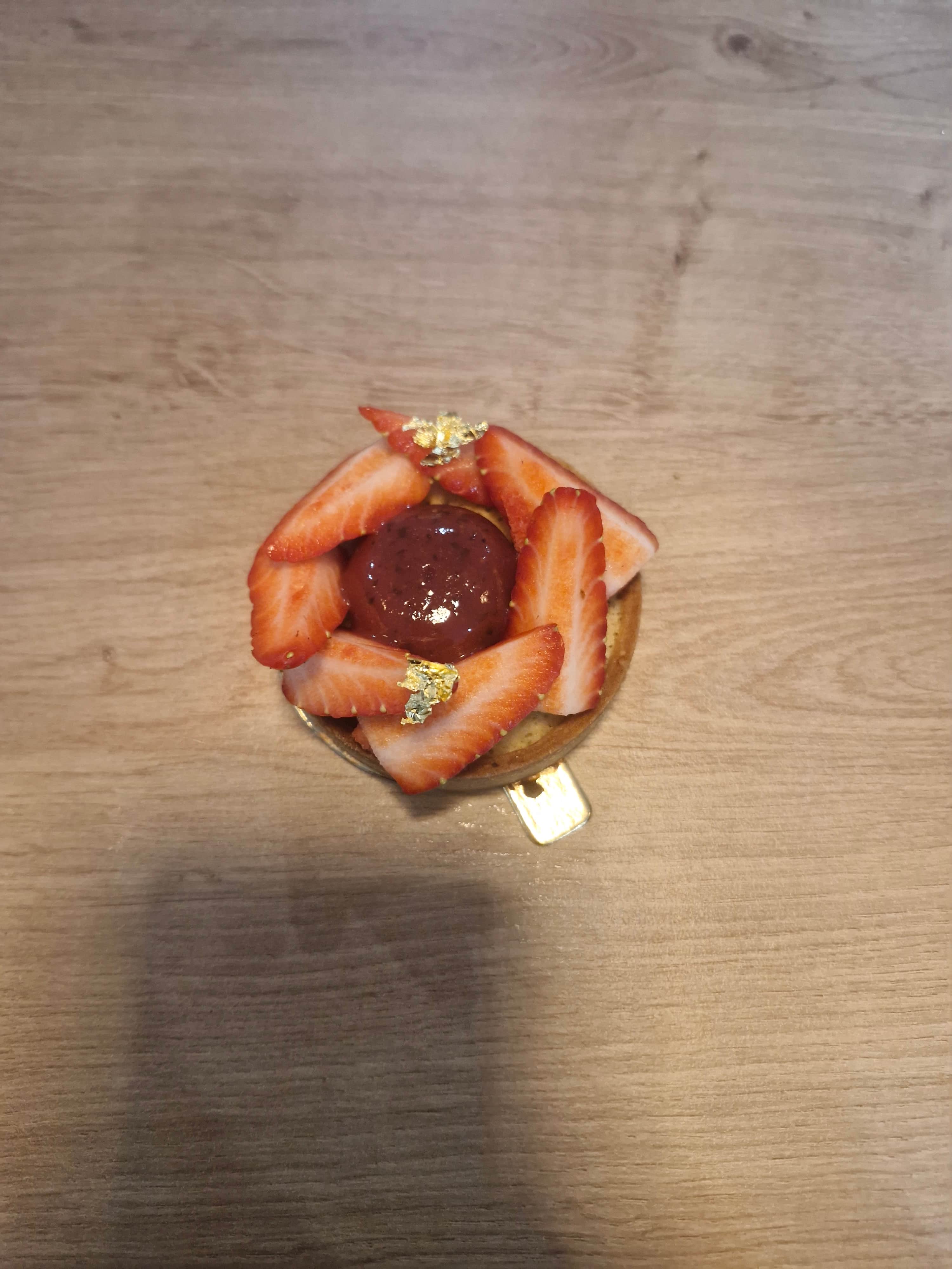 Tartelette fraise et verveine