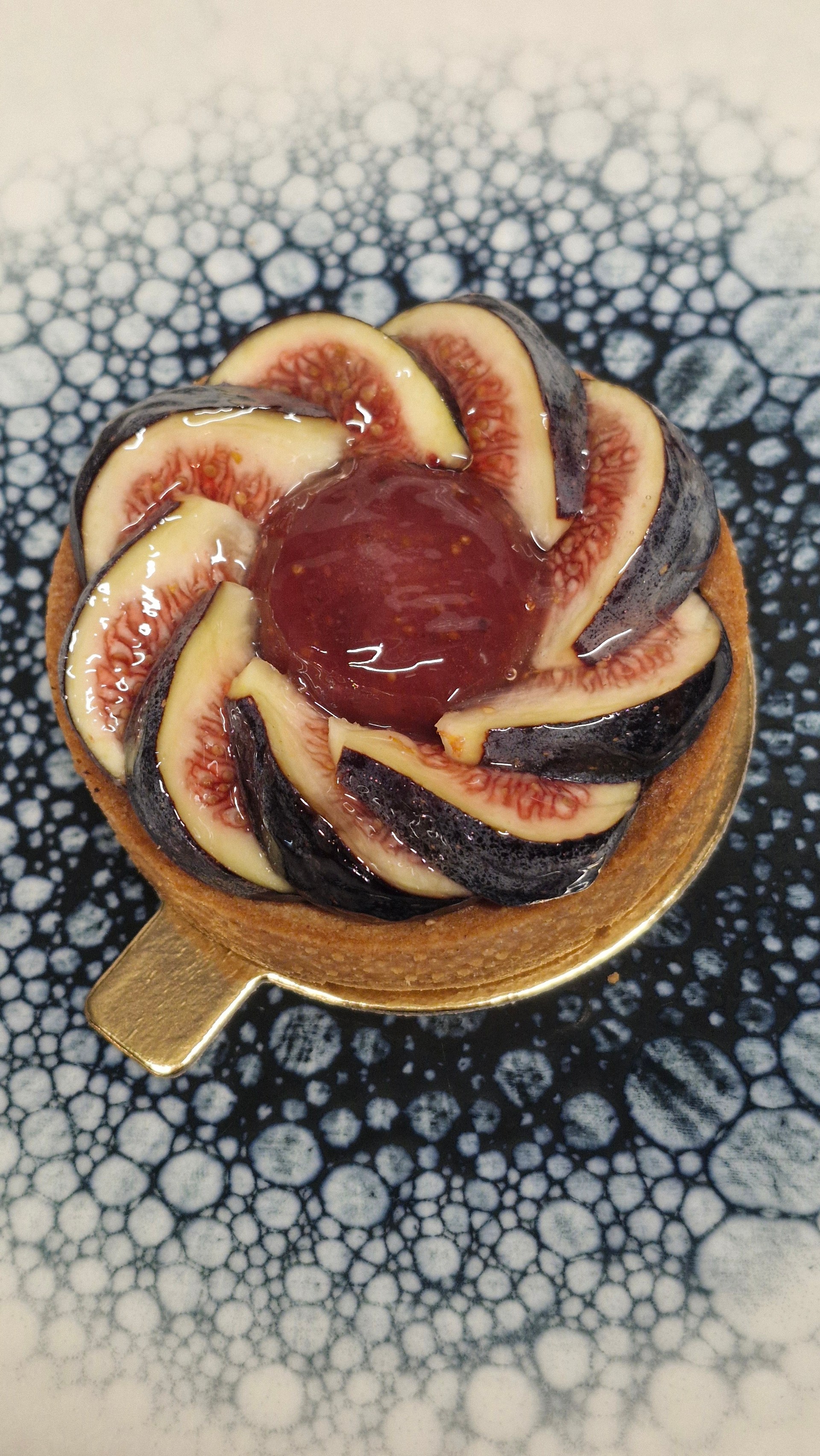 Tartelette figue et verveine