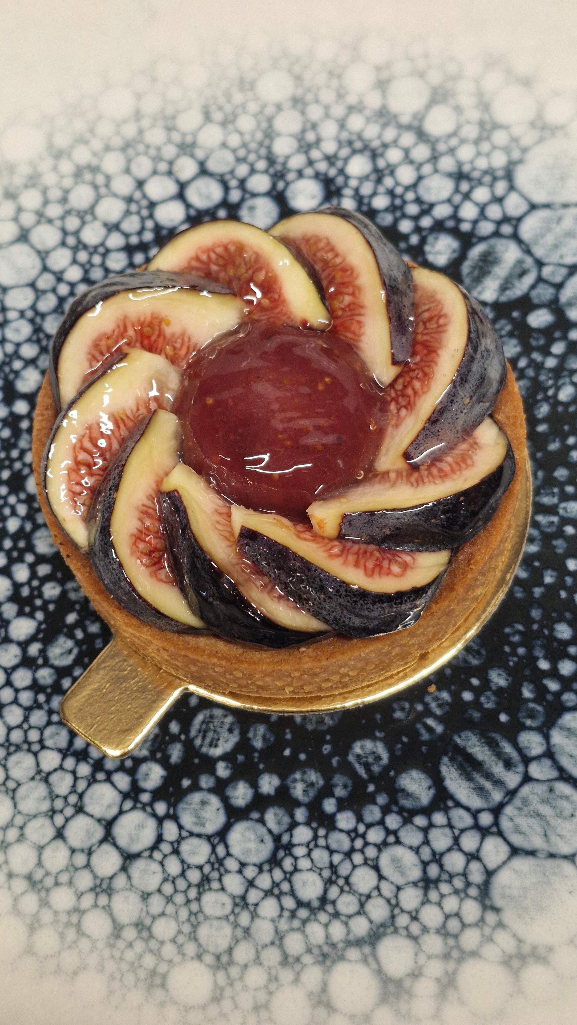 Tartelette figue et verveine
